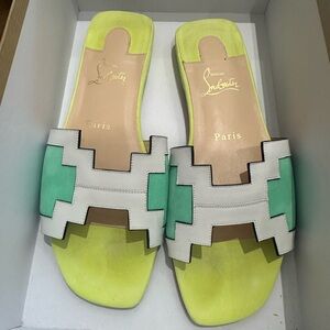 Louboutin flat sandals